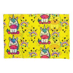Housse D'oreillers Petites filles Unicorn Pony