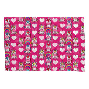 Housse D'oreillers Petites filles Unicorn Pony