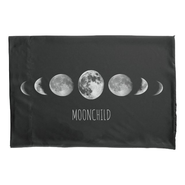 Housse D'oreillers Phases de lune * Moonchild (devant)