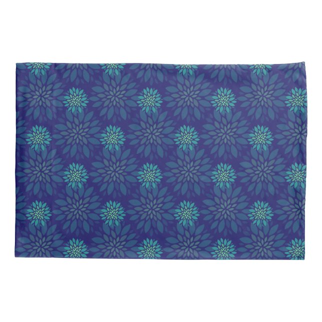 Housse D'oreillers Pillowcase à motifs floraux (Dos)