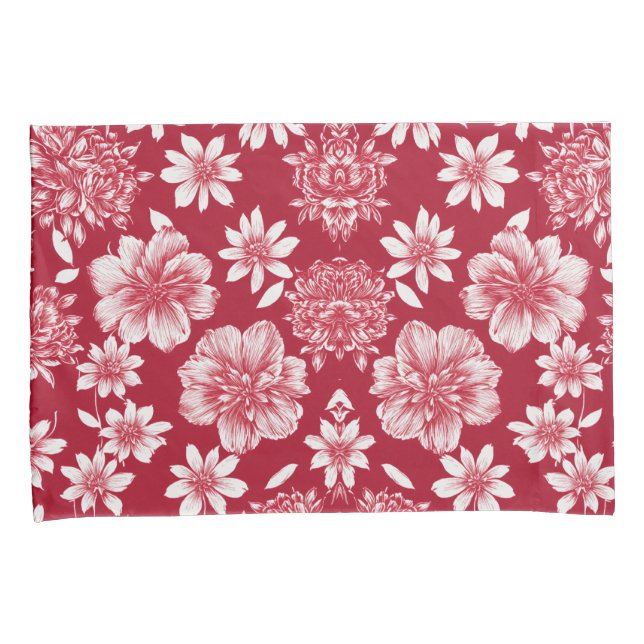 Housse D'oreillers Pillowcase Floral Elegance (devant-Droit)
