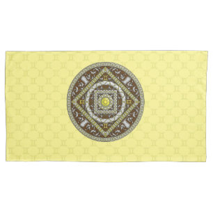 Housse D'oreillers Pillowcase Gemini Mandala