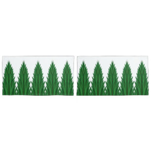 Housse D'oreillers Pillowcase King Pines en miroir