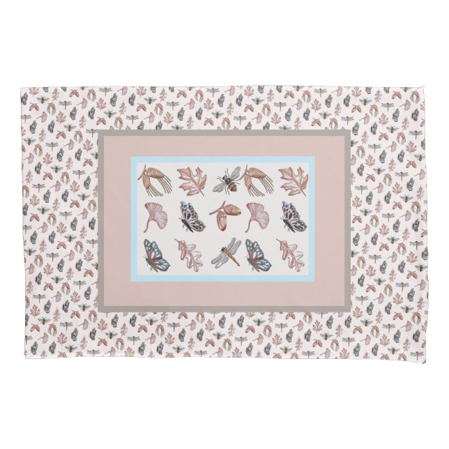 Housse D'oreillers Pillowcase pour les filles imprimer nature pêche (devant)