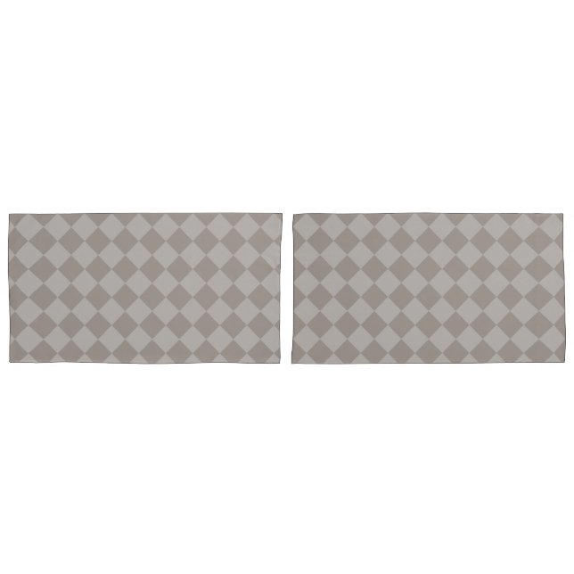 Housse D'oreillers Pillowcases à deux tons diamant HAMbyWG (devant-Set)