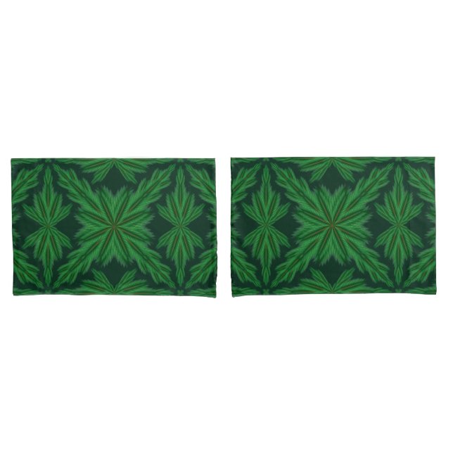 Housse D'oreillers Pine Mandala Forêt Étudiants (devant-Set)