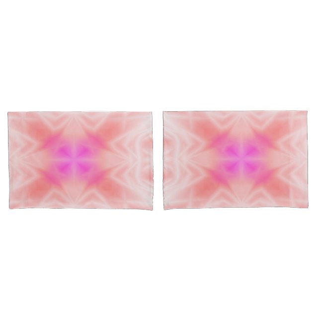 Housse D'oreillers Pink Splash (devant-Set)