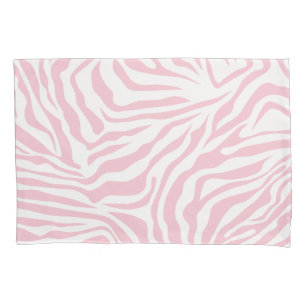 Housse D'oreillers Pink Zebra Stripes Poster de animal sauvage Zebra