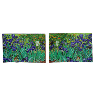 Housse D'oreillers PixDezines Van Gogh Iris/Violet/St. Remy