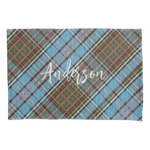 Housse D'oreillers Plaid Anderson Classic Tartan Rustic Personnalisé