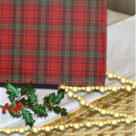 Housse D'oreillers Plaques douillettes rouge noir vert