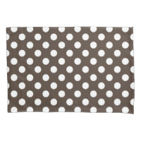 Pois blancs sur brun