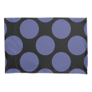 Housse D'oreillers Pois bleu diagonal géométrique sur toute couleur