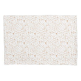 Housse D'oreillers Pois d'aquarelle Confetti rouille