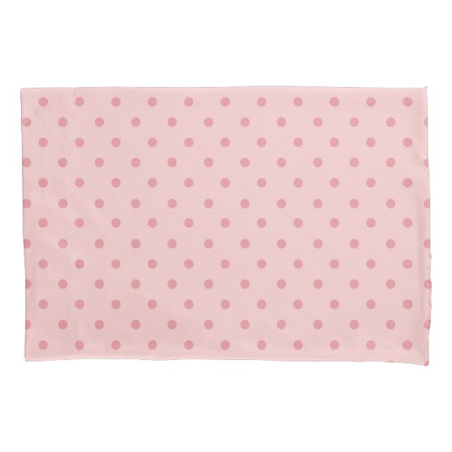 Housse D'oreillers Pois rose précieux (devant)