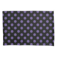 Pois ultra violets en noir
