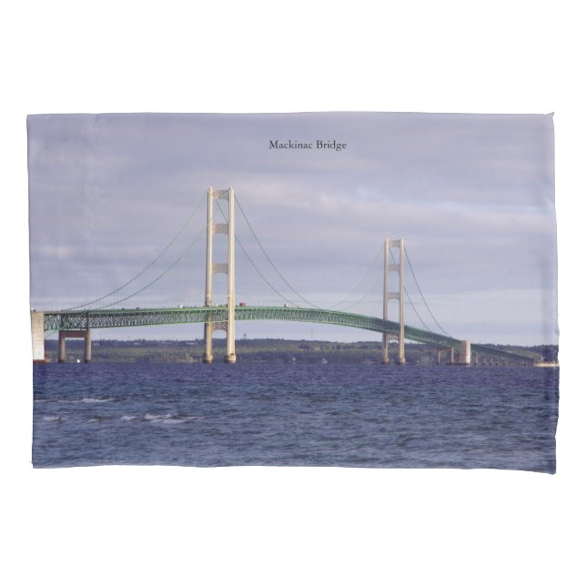 Housse D'oreillers Pont Mackinac Mackinaw Ville coque coussin (devant)