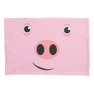 Housse D'oreillers Porc fait face