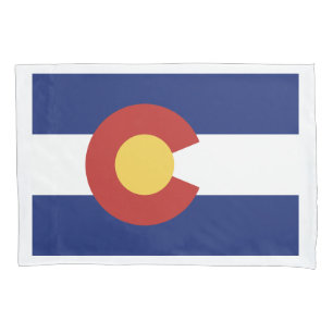 Housse D'oreillers Porte-oreiller du drapeau du Colorado pour la cham