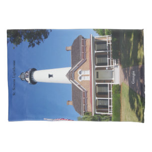 Housse D'oreillers Porte-oreiller du phare St. Simons