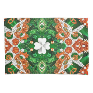Housse D'oreillers Porte-oreiller simple aux couleurs irlandaises