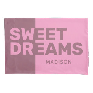 Housse D'oreillers Porte-oreillers "Sweet Dreams" personnalisés