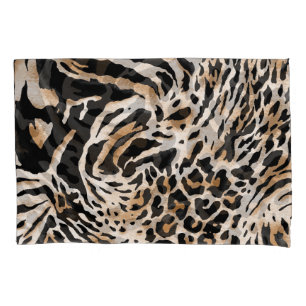 Housse D'oreillers Poster de animal : Leopard Zebra Tiger