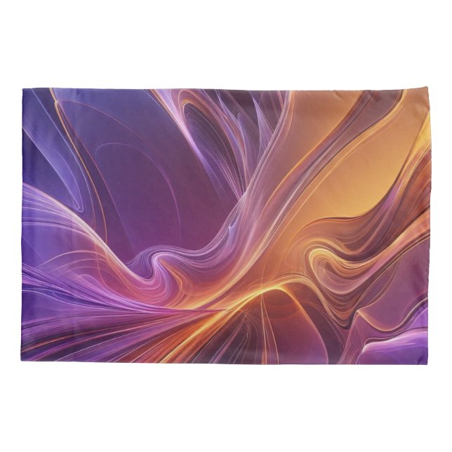 Housse D'oreillers Radiant orange purple (Dos)