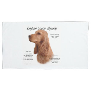 Housse D'oreillers Red English Cocker Histoire de l'Espagne