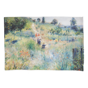 Housse D'oreillers Renoir - Chemin menant à travers l'herbe haute