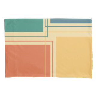 Housse D'oreillers Retro Vintage Geometrie Minimalismus