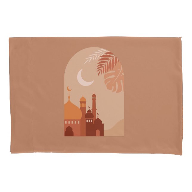 Housse D'oreillers Rmadan Kareem Couverture en polaire Boho esthétiqu (devant)