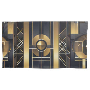 Housse D'oreillers Roi Art déco