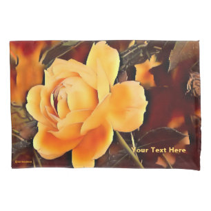 Housse D'oreillers Rose de flamme