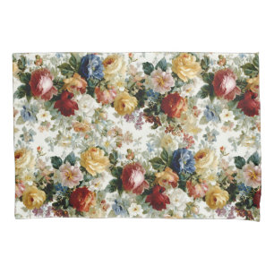 Housse D'oreillers Rose romantique Motif Garland