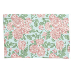 Housse D'oreillers Rose rose Jardin Bouquet Motif
