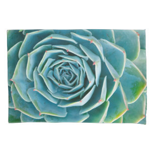 Housse D'oreillers Rosette d'Echeveria, Jardin Secret de Marrakech