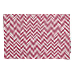Housse D'oreillers Rouge blanc cristallin Plaid : Tweeter Tartan