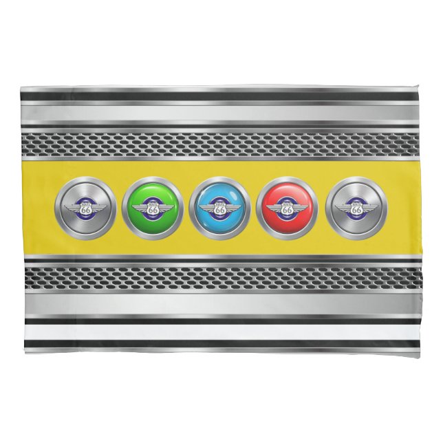 Housse D'oreillers Route 66 (devant)