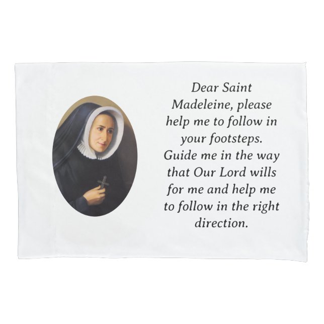 Housse D'oreillers Saint Madeleine Patron Saint of Teachers (devant)