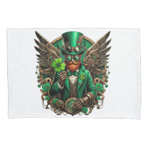 Housse D'oreillers Saint Patrick's Day trèfle à vapeur