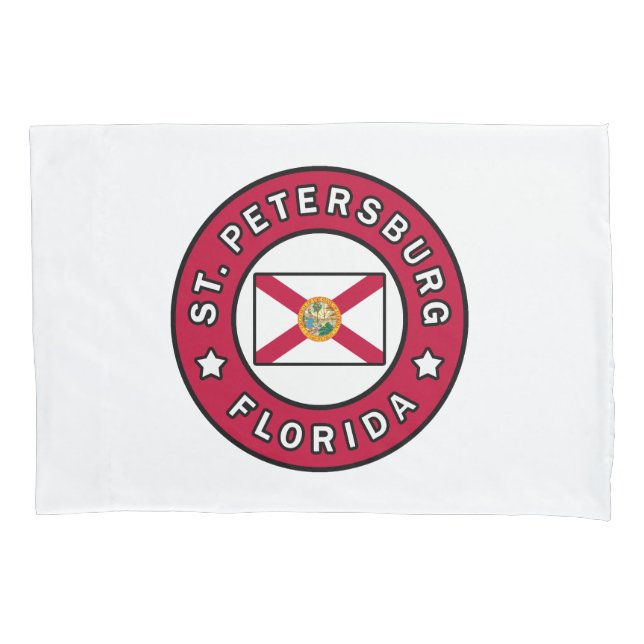 Housse D'oreillers Saint-Pétersbourg, Floride (devant)