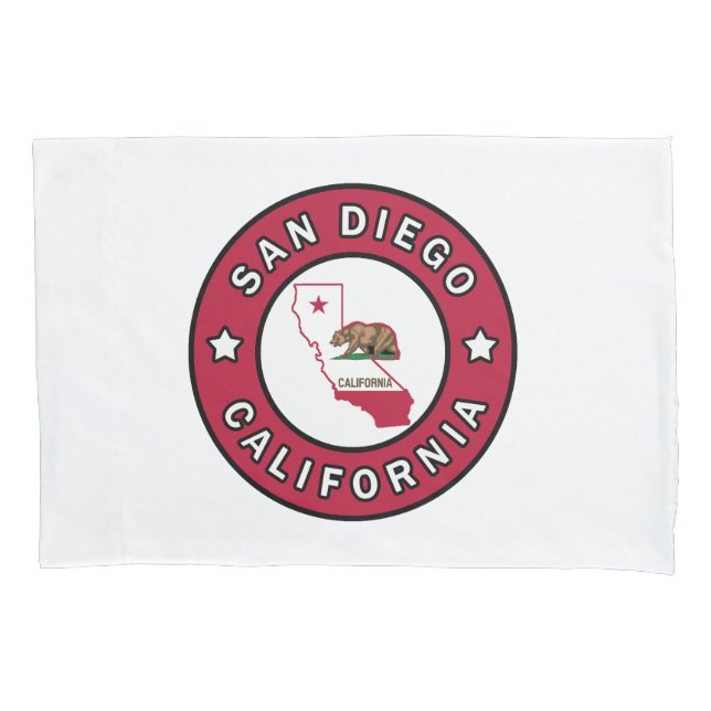 Housse D'oreillers San Diego Californie (devant)