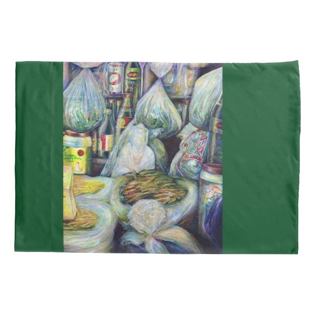 Housse D'oreillers Saveurs séchées à Singapour (Dos)