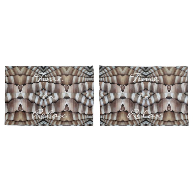 Housse D'oreillers Sea Shells Romantique Plage Été Élégant Motif (Dos-Set)
