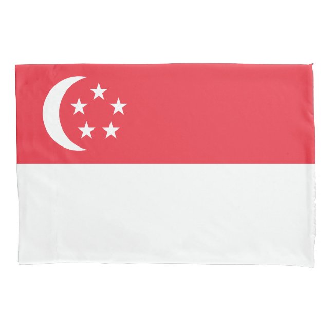 Housse D'oreillers Singapore Flag (devant)