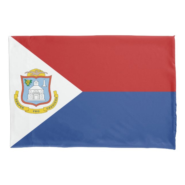 Housse D'oreillers Sint Maarten Flag (devant)