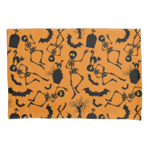 Housse D'oreillers Skeletons d'Halloween Macabre Dance
