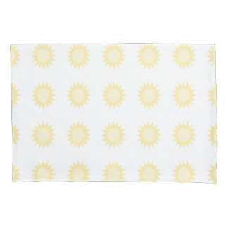 Housse D'oreillers Soleil jaune or