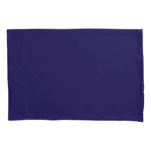 Housse D'oreillers Solide Indigo Bleu Élégant Moderne Minimaliste Sim